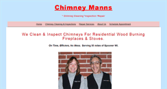 Desktop Screenshot of chimneymanns.com