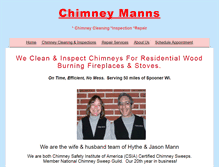 Tablet Screenshot of chimneymanns.com